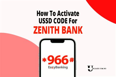How to Activate Zenith Bank USSD Code .